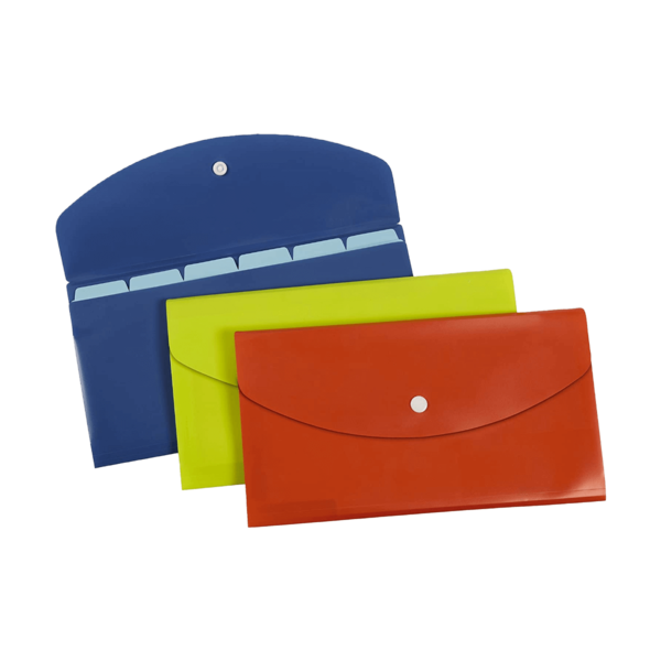 Expanding Slimline 7-Pocket File Assorted